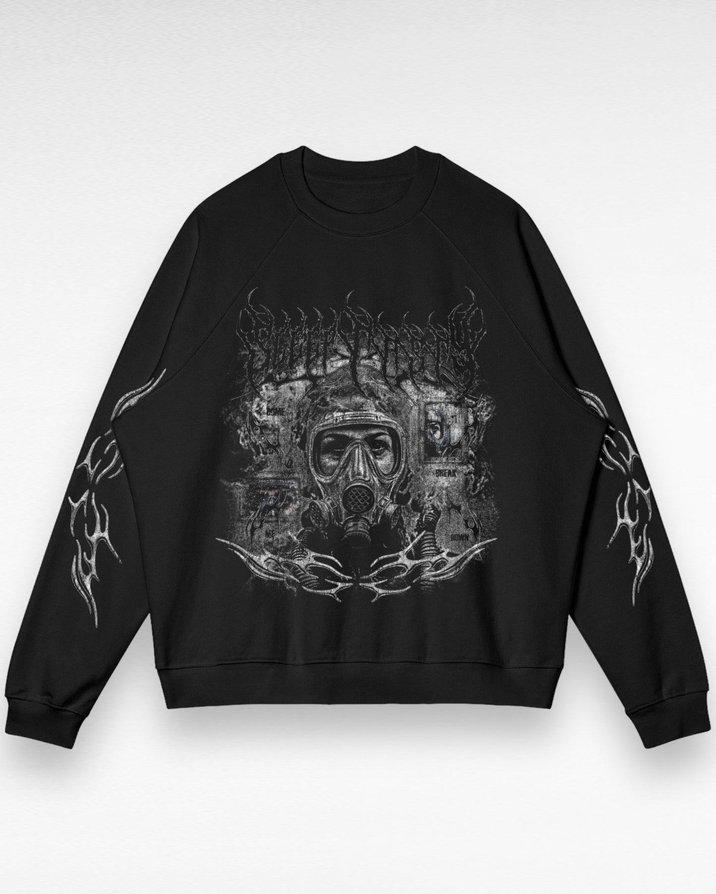 Unisex Fleece-lined Gasmask Sweatshirt