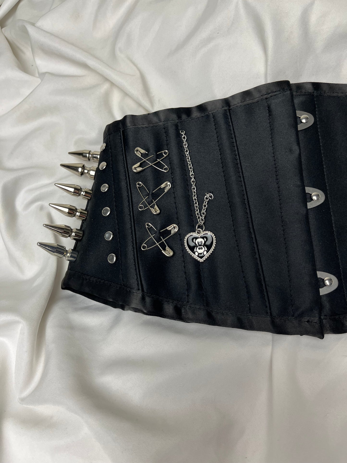 Upcycled Spike Corset
