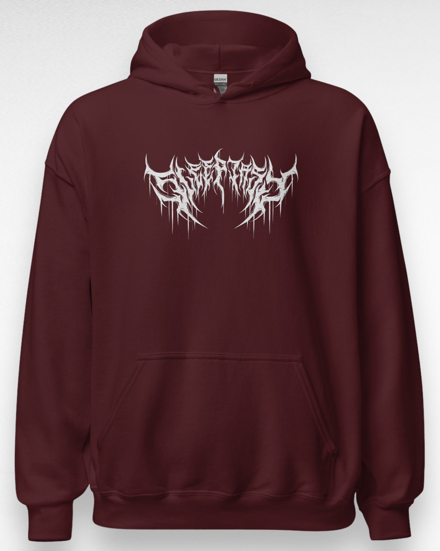 Unisex Embroidery Sleeptasy Dark Logo Hoodie