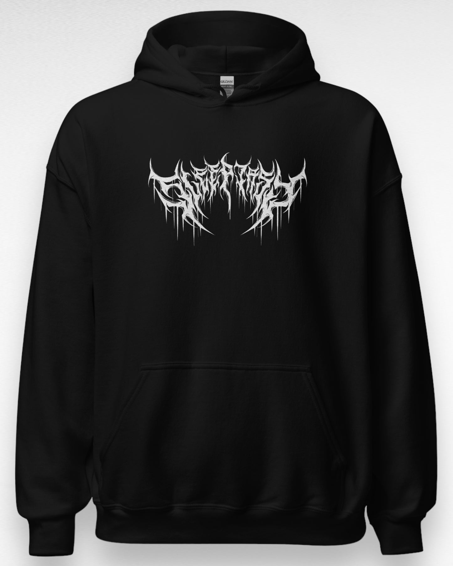Unisex Embroidery Sleeptasy Dark Logo Hoodie