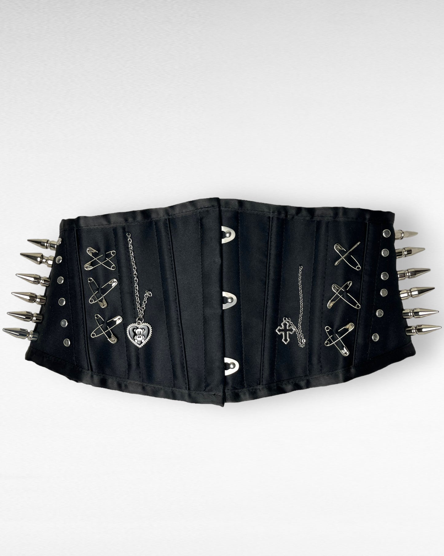 Upcycled Spike Corset