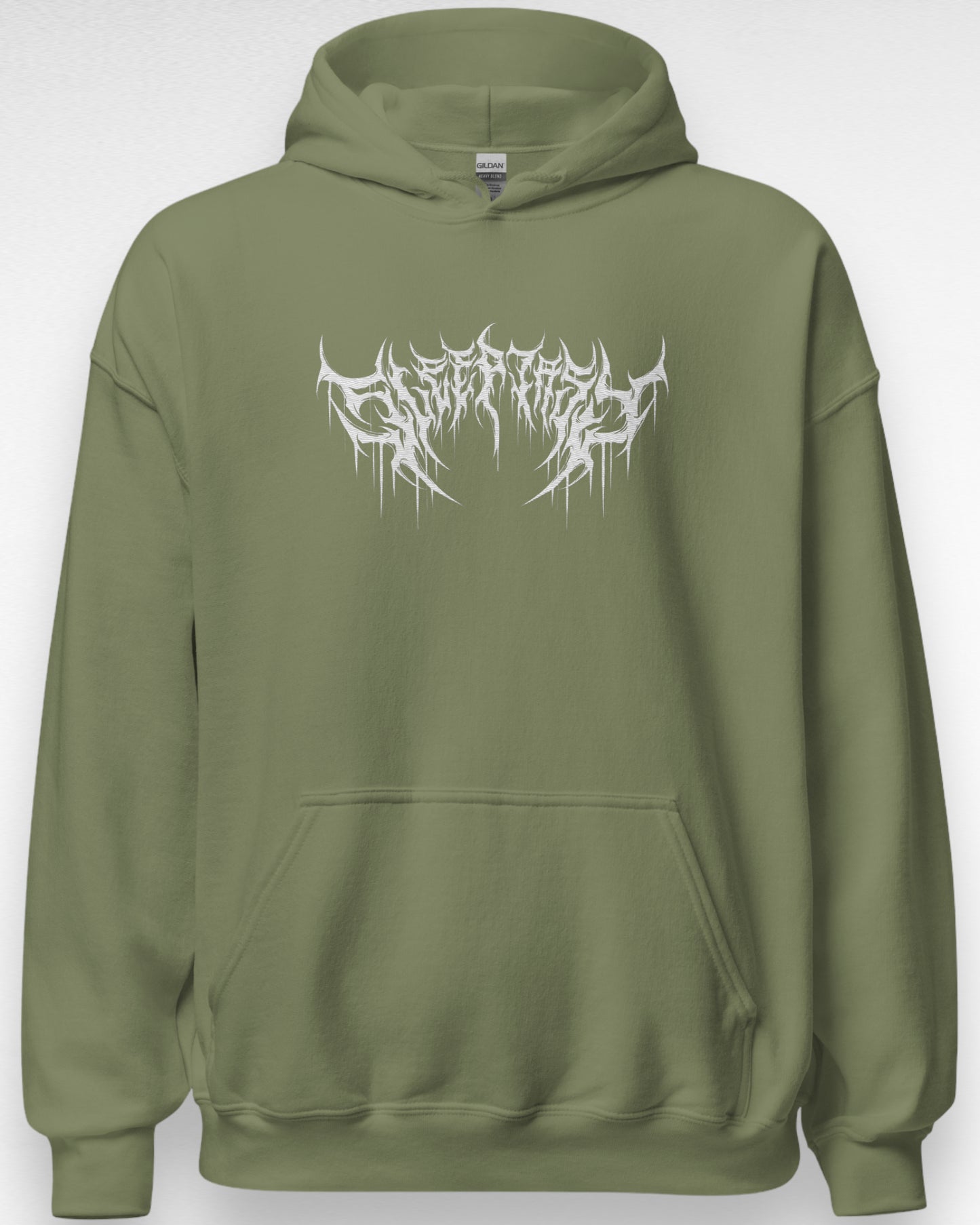 Unisex Embroidery Sleeptasy Dark Logo Hoodie