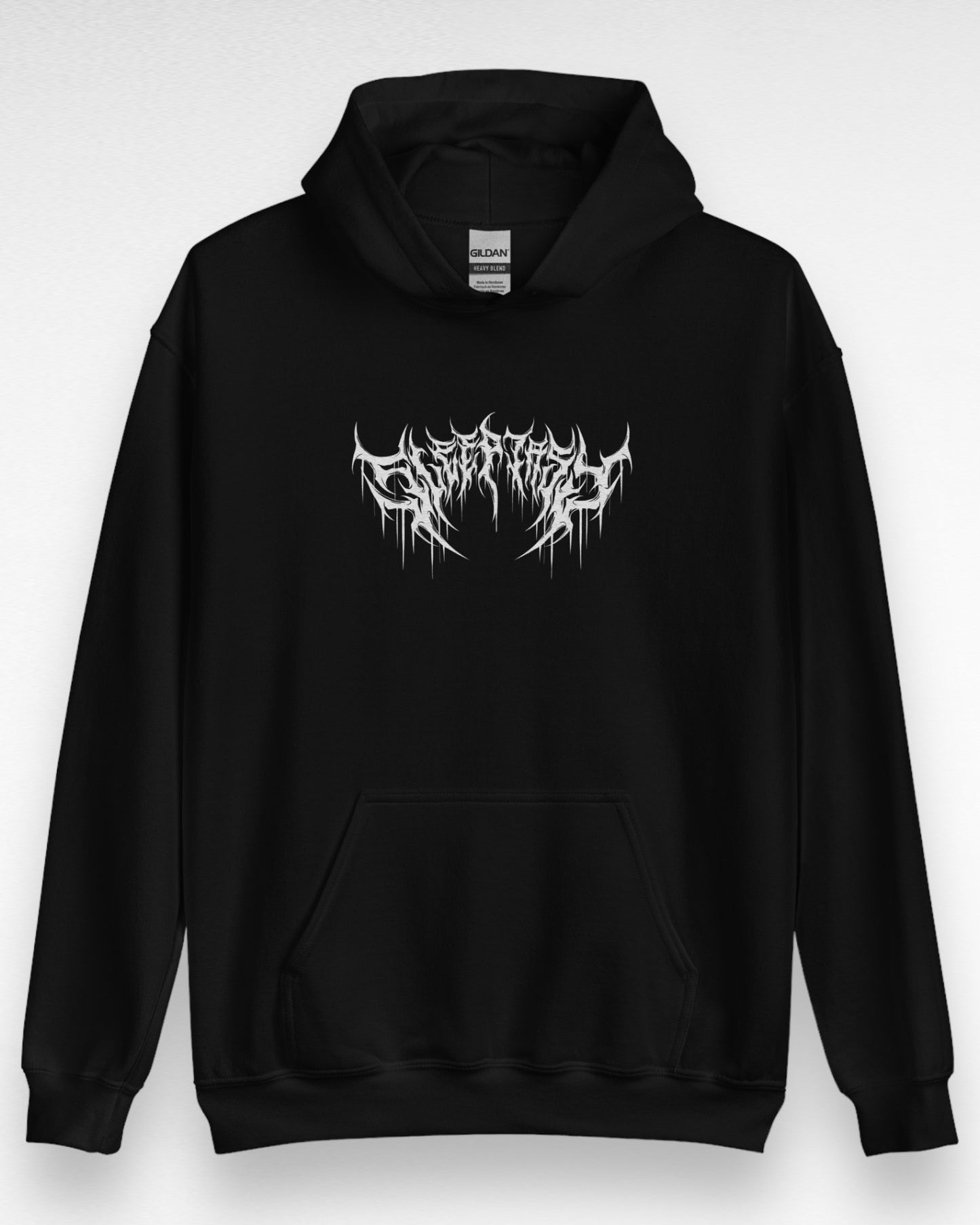Unisex Embroidery Sleeptasy Dark Logo Hoodie