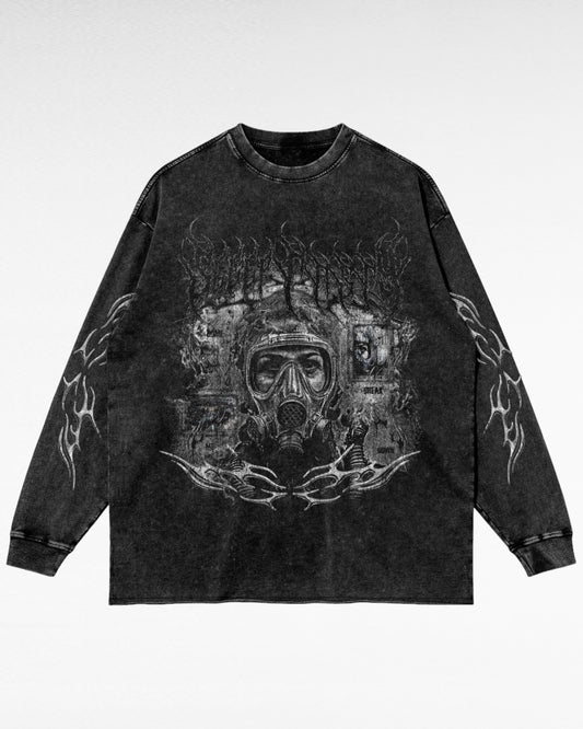 Faded Gasmask Longsleeve