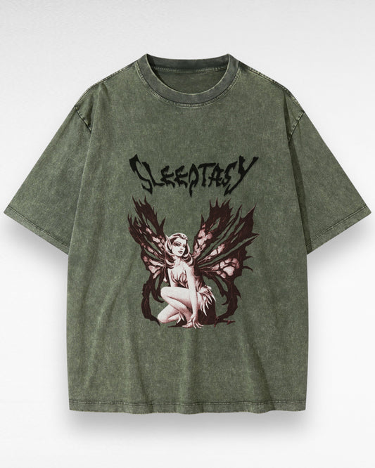 Oversized Snow Wash Fairy T-shirt