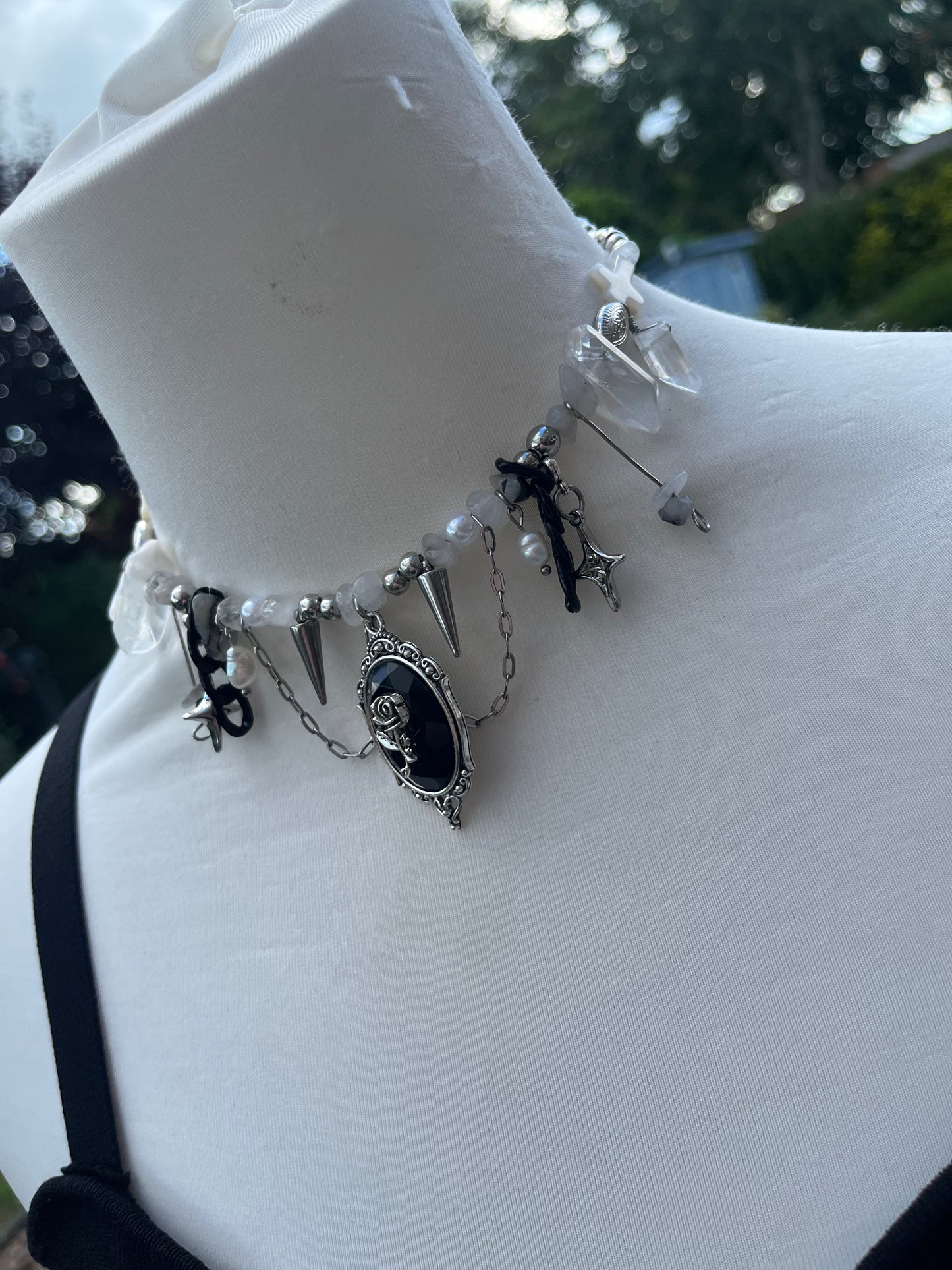 Rose Crystal Necklace