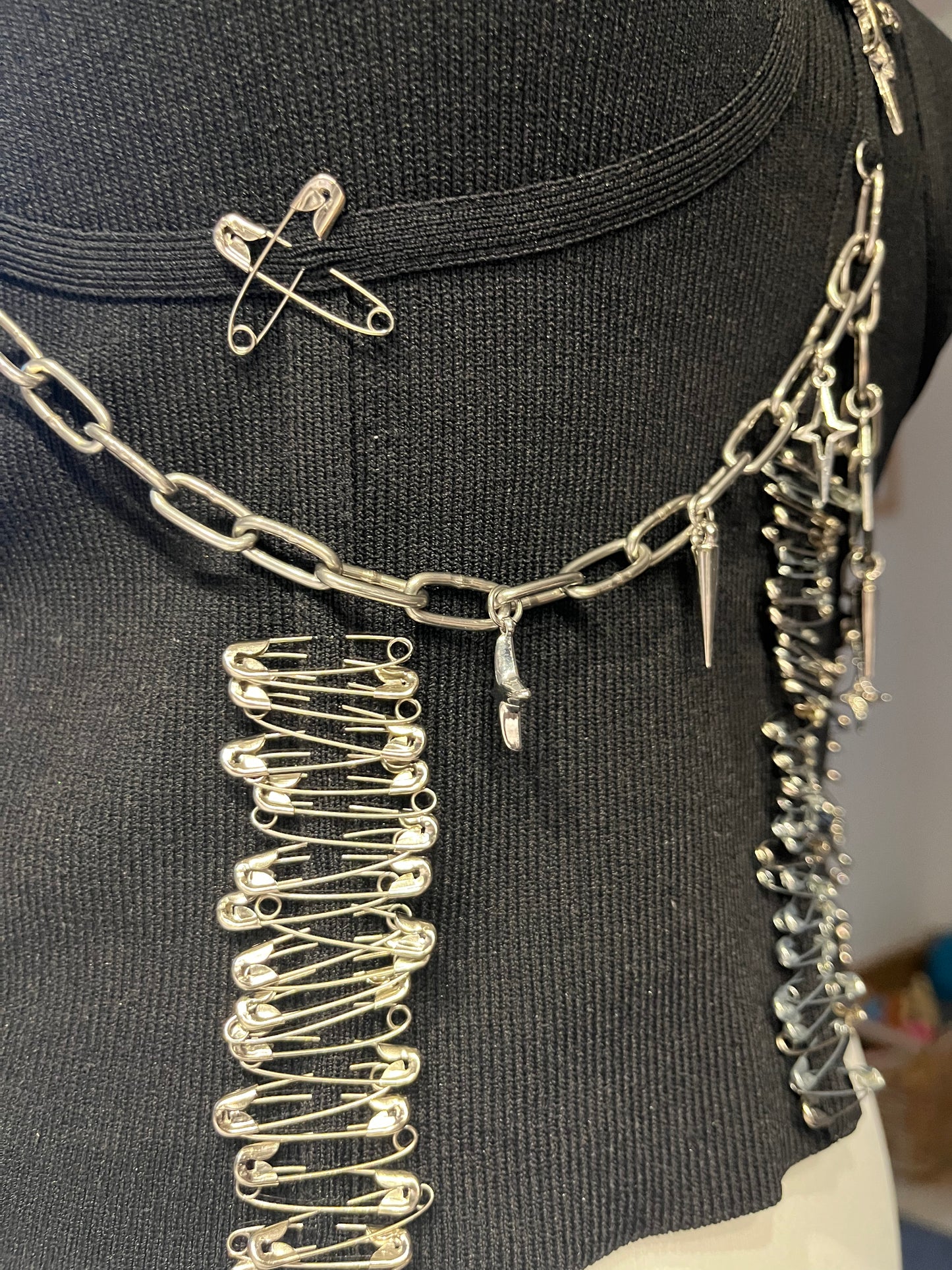 Upcycled Cross Pin Top
