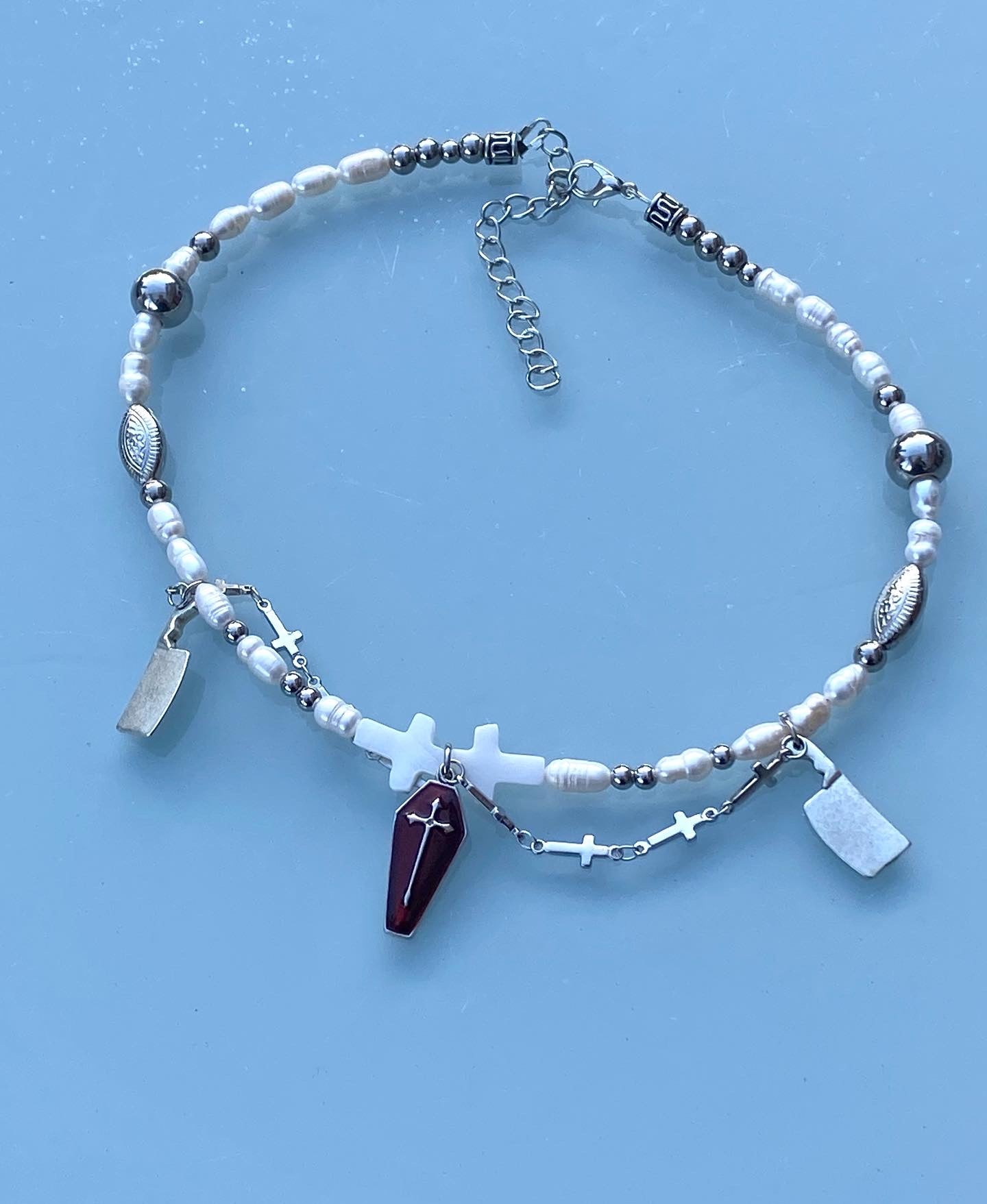 Cleaver & Coffin Necklace