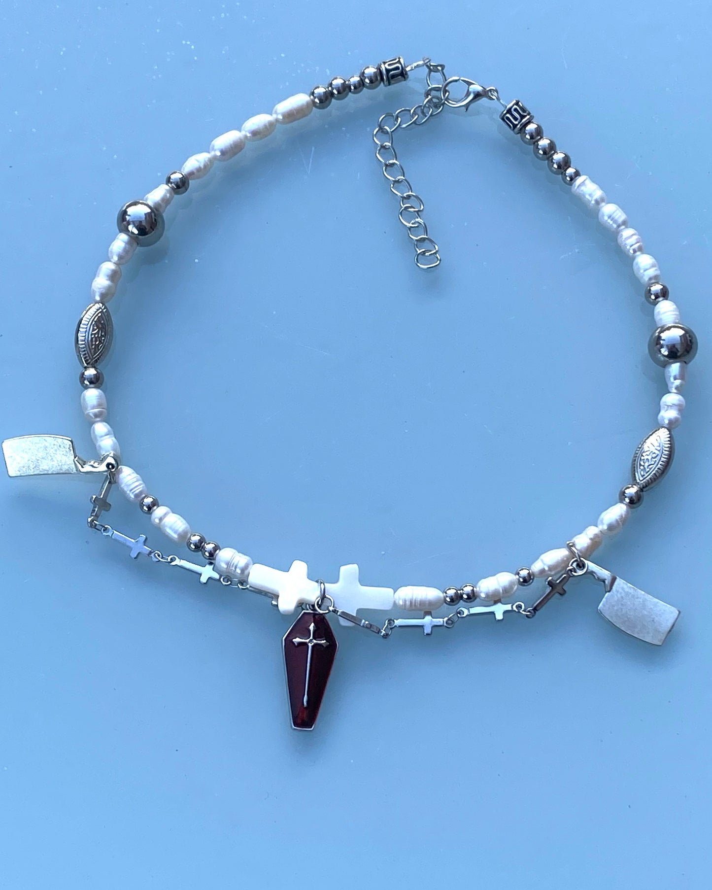 Cleaver & Coffin Necklace