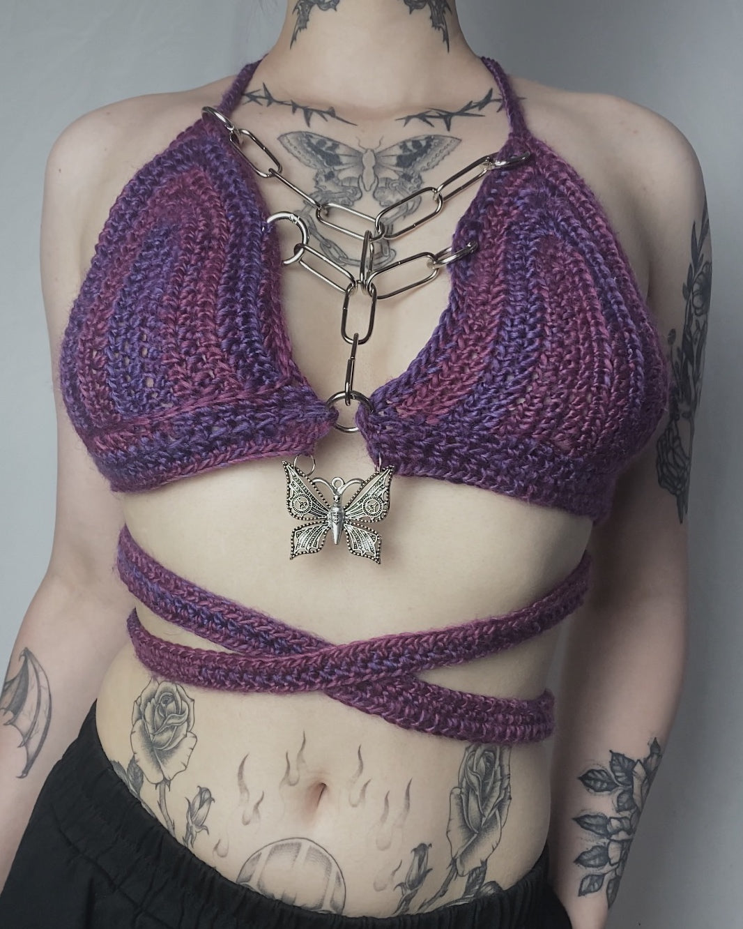 Fairy Purple and pink Bra Top