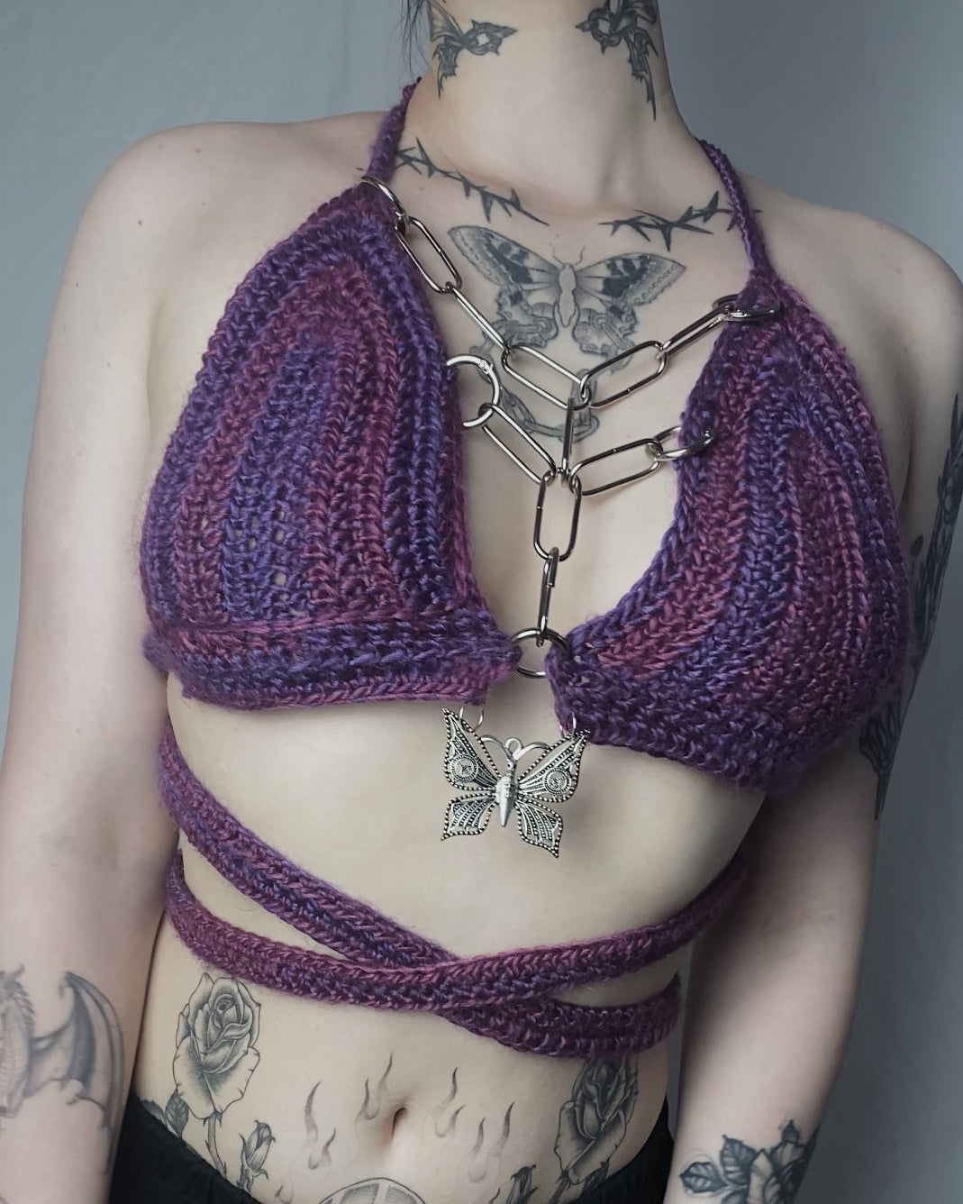 Fairy Purple and pink Bra Top