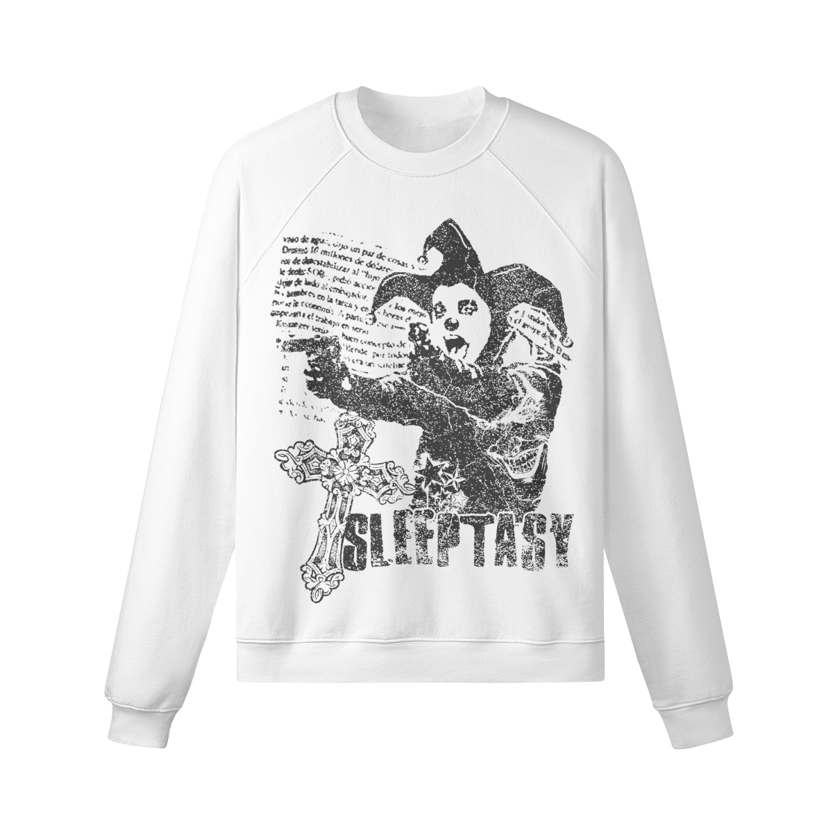 Unisex Fleece-lined Clown Sweatshirt