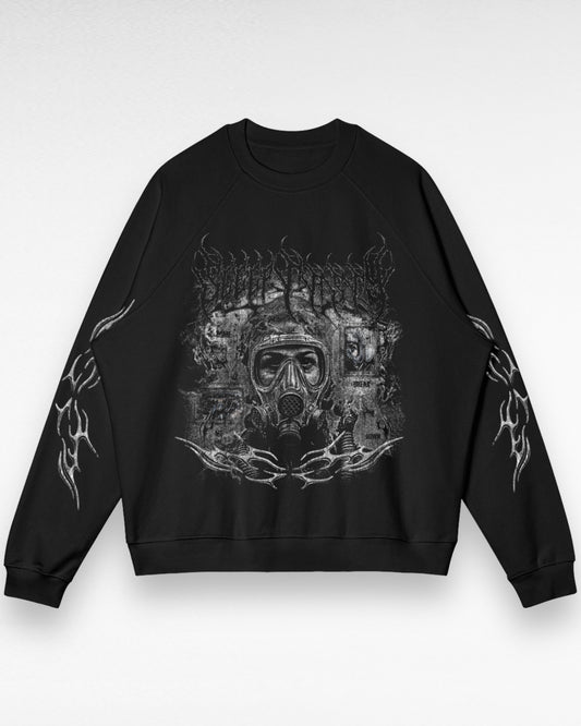 Unisex Fleece-lined Gasmask Sweatshirt