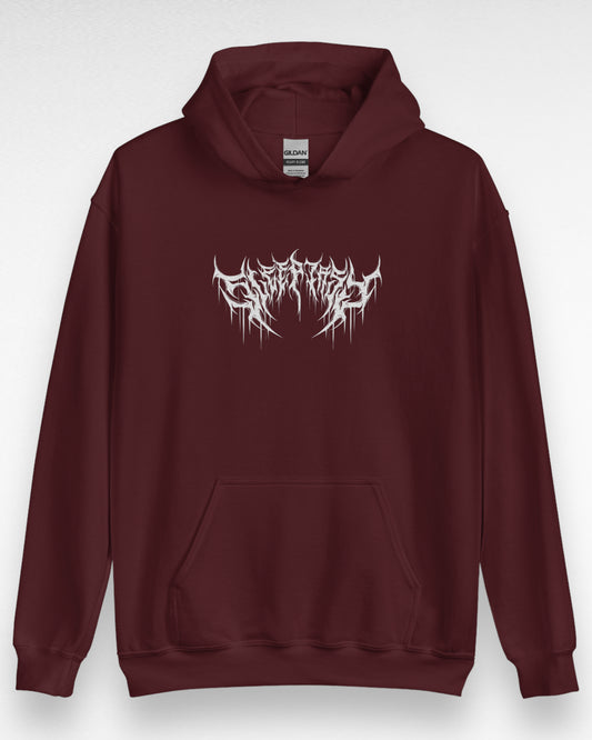 Unisex Embroidery Sleeptasy Dark Logo Hoodie