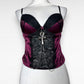 Upcycled Lingerie Ankh Top