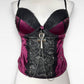 Upcycled Lingerie Ankh Top