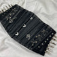 Upcycled Spike Corset