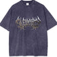 Oversized Snow Wash Metallic Logo T-Shirt