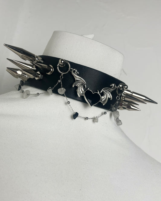 Devil Heart Choker