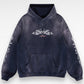 Unisex Heart Tribal Sun Faded Hoodie