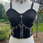 Upcycled Cross Pin Top