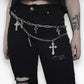 Cross Chain Body Belt
