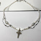 Cross Pearl Necklace