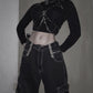 Handmade Heart & Cross Chain Body Harness
