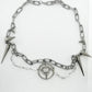 Spikey Heart Necklace