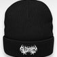 Ribbed knit Dark Logo beanie