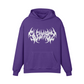 Unisex Heavyweight Oversized Retro Dark Logo Hoodie