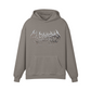 Unisex Heavyweight Oversized Dark Metallic Logo Hoodie